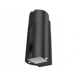 Вытяжка MEFERI TUBE40BK 29437, черная матовая, 1200 м³/ч, 5 скоростей, LED.
