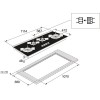 Варочная панель ASKO HG8144BGB2 газовая