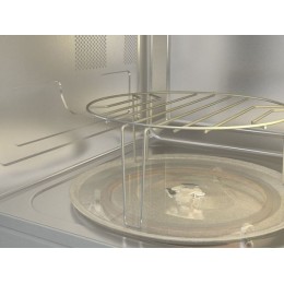 СВЧ-печь Gorenje BM201SG3BG 60 см, черная, 20 л, 800 Вт, сенсорное управление, кварцевый гриль, SKU 35442.