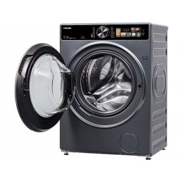 Стиральная машина Toshiba 36642, 10.5 кг, 1400 об/мин, тёмное серебро