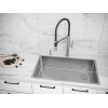 Мойка Paulmark Next-skew 74 uni PM887444-BS из брашированной стали - Качественные кухонные мойки для вашего дома