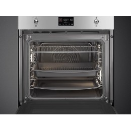 Духовой шкаф SMEG SOP6302TX, 68л, 30-280°C, нерж. сталь, пиролиз, AirFry, 29646