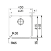 Мойка Franke BCX 110-42 с стоп-вентом (122.0689.805) - Качественное решение для вашей кухни