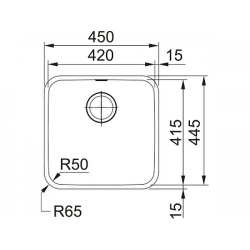 Мойка Franke BCX 110-42 с стоп-вентом (122.0689.805) - Качественное решение для вашей кухни