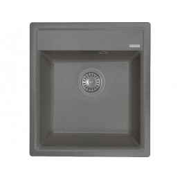Мойка Florentina Консул 450 черный, SKU 27248, кварц, 1 чаша, 450x500 мм