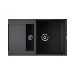 Мойка 34949 Omoikiri Sakaime 78-2-BL Tetogranit 780x500 мм черный