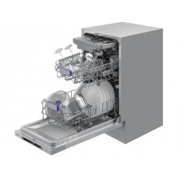 Посудомоечная машина MEFERI MDW4573 ULTRA 45 см, серебристая, 10 комплектов, A++, 7 программ, 29450