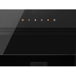Вытяжка Kuppersberg INBLADE 60 B, SKU 29852, черная, 780 м³/ч, сенсорное управление