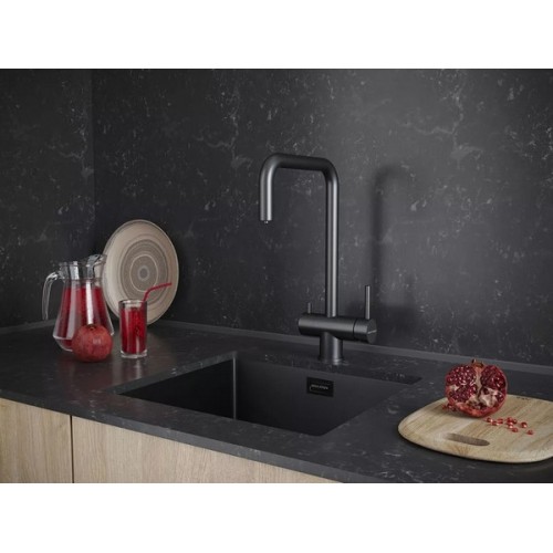 Смеситель Paulmark Wetter We213030-GM из вороненой стали - надежность и стиль для вашей кухни