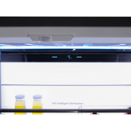 Холодильник HIBERG RFQ-590G GT Inverter 510л, A+, 83см, серый графит, SKU 28355