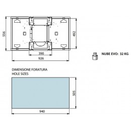 Вытяжка Falmec NUBE ISOLA 90 WHITE, SKU 25058, нержавеющая сталь, электронное управление, без мотора