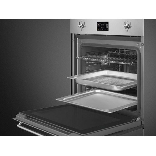 Духовой шкаф SMEG SO6302S3PX с паром - Эффективная готовка для идеальных блюд