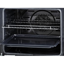 Духовой шкаф KRONA REGINA 60 BL, электрический, 66 л, черный, 6 функций, таймер, конвекция, 29859