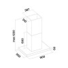 Вытяжка Falmec PLANE ISOLA BLACK NRS 90 (PLUS) - Эффективная Кухонная Вытяжка с Современным Дизайном