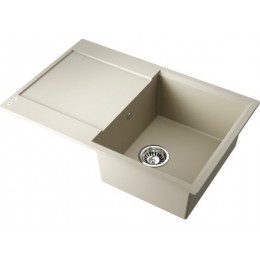 Мойка 34864 Omoikiri Daisen 78T-BE Tetogranit, врезная, 780х510 мм, с крылом, ваниль