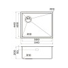 Мойка Omoikiri Taki 54-U/IF-L Side SF-IN из нержавеющей стали - качественное решение для вашей кухни