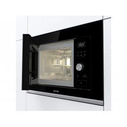 СВЧ-печь Gorenje BMX201AG1BG 20л, 800Вт, черная, встраиваемая, 60 см, нерж. сталь