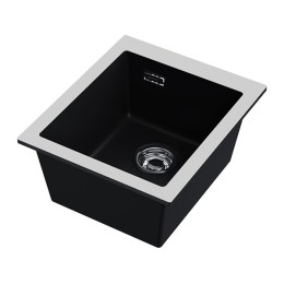 Мойка Omoikiri Omishima 41-U-BL Matt Natceramic/черный матовый (4997515)
