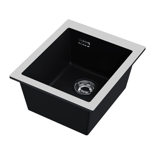 Мойка Omoikiri Omishima 41-U-BL Matt Natceramic/черный матовый (4997515)