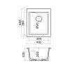 Мойка Omoikiri Omishima 41-U-BL Matt Natceramic/черный матовый (4997515)