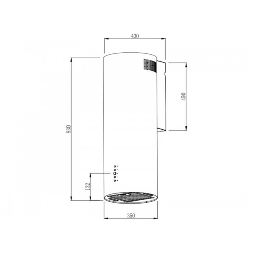 Вытяжка Franke AXIS BK 35 (335.0706.918) - Эффективное Удаление Запахов и Стильный Дизайн для Вашей Кухни