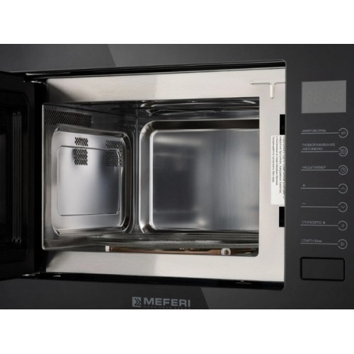 СВЧ-печь MEFERI MMO6025BK ULTRA - Встраиваемая микроволновая печь с современным дизайном и функционалом