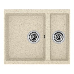 Мойка Longran Enigma ENG 555.460 12371, гранит, врезная, 2 чаши, 60 см