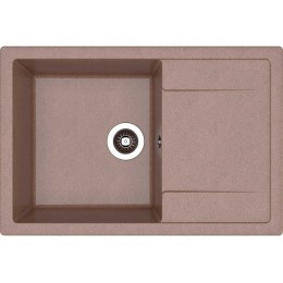 Мойка Dr.Gans ТЕХНО 760 терракота, 1 чаша, мрамор, SKU 20972