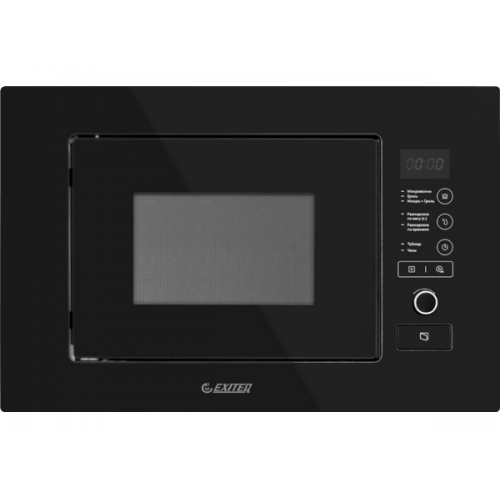 СВЧ-печь Exiteq EXM-108 Black - Встраиваемая Микроволновая Печь для Современной Кухни