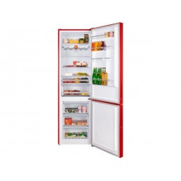 Холодильник MAUNFELD MFF200NFR Inverter, 33473, красный, 377 л, A++