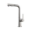 Смеситель Paulmark Neo Ne214419-BS (NI) - Брашированная сталь (никель) для кухни и ванной