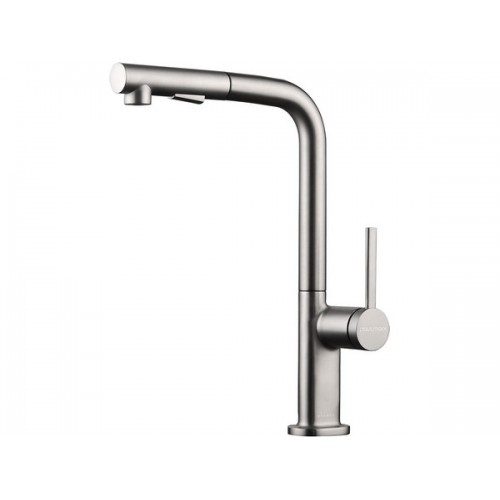 Смеситель Paulmark Neo Ne214419-BS (NI) - Брашированная сталь (никель) для кухни и ванной