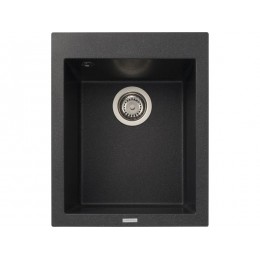 Мойка Longran Cube CUG410.500 - 40 Lava, 410x500 мм, гранит, врезная, SKU 12276
