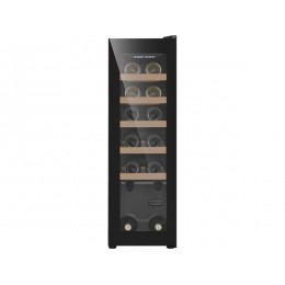 Винный шкаф MAUNFELD MFWC-45S12, 45 л, черный, 12 бутылок, сенсорное управление, SKU 33579