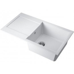 Мойка 34982 Omoikiri Sakaime 78-WH Tetogranit, 780x435 мм, врезная, белая