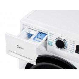 Стиральная машина MIDEA MF11914BS53/W, 9 кг, 1400 об/мин, белая, электронное управление, SKU 30985