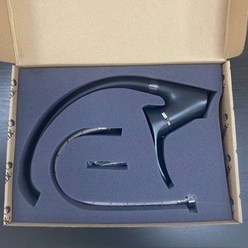Смеситель КВАРЦ Crema черный GE 01 - стильный и функциональный выбор для вашей кухни