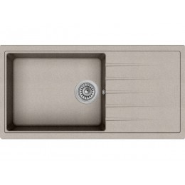 Мойка Longran 27587 - гранитная, 1 чаша, 914х457 мм, врезная, с крылом
