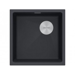 Мойка Paulmark Lumi 45uni SKU 25691, гранит, 455x440 мм, угловой слив
