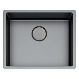 Мойка Falmec Como 50 Gun Metal PVD, SKU 19792, 540х440 мм, врезная, нерж. сталь, 200 мм глубина