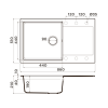 Мойка Omoikiri Daisen 86-GR Artgranit/leningrad grey (4993698)