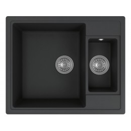 Мойка Florentina Липси 620К 2 чаши кварц 620х510 мм SKU 24496