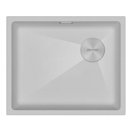 Мойка Paulmark Lumi 55uni 25699, гранит, 600 мм, белый