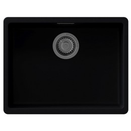 Мойка Florentina Мадена 500 черный, SKU 30503, кварц, 1 чаша, 540х420 мм