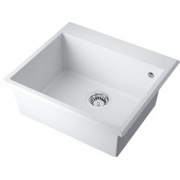 Мойка 35003 Omoikiri Tedori 57-WH, Tetogranit, 570x510 мм, для тумбы от 60 см