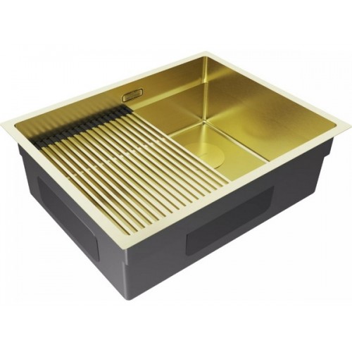 Мойка Paulmark Next-pro 58 uni PM705845-LG в светлом золоте - Качественные кухонные мойки для вашего интерьера