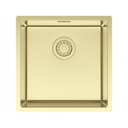 Мойка Paulmark Lassan 44 uni LA44-LG, 440x440 мм, нержавеющая сталь, 1 чаша, шумопоглощение, SKU 26603