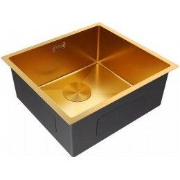 Мойка Paulmark Next 48 uni PM214844-BG, 31506, нержавеющая сталь, 50 см, брашированное золото