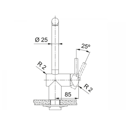 Смеситель Franke Atlas Neo PVD сталь, антрацит (115.0628.207) - купить в интернет-магазине
