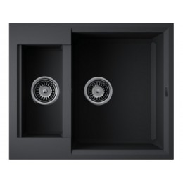 Мойка Omoikiri Sakaime 60-2-BL 34907 Tetogranit 600x500 мм, черный